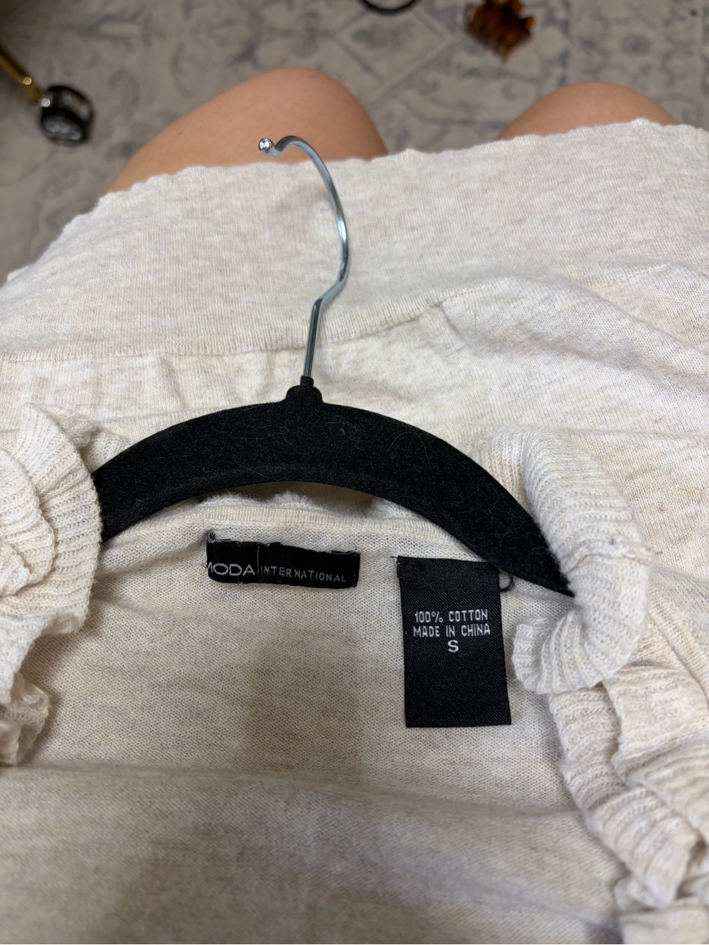 Moda International Cream Ruffled Cardigan - Picture 7 of 7